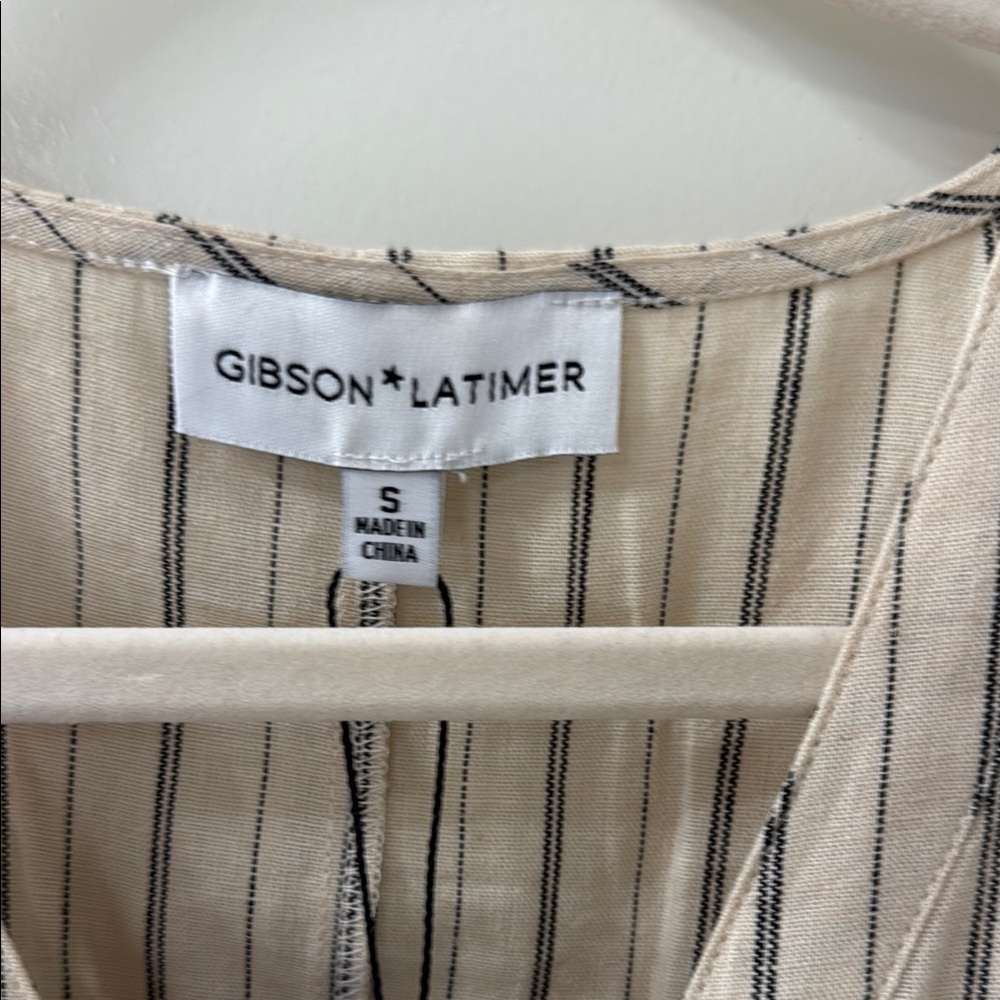 Striped Button-Down Dress - Picture 3 of 5